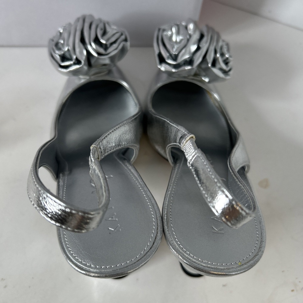 Katy Perry Laterr High Flower Silver Sz‎ 10 - Picture 5 of 10